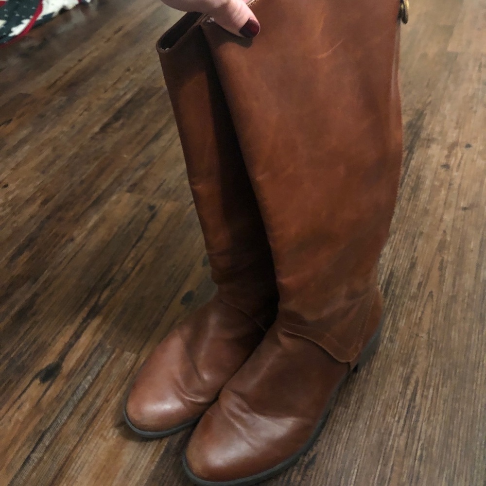 Tall Leather Boots